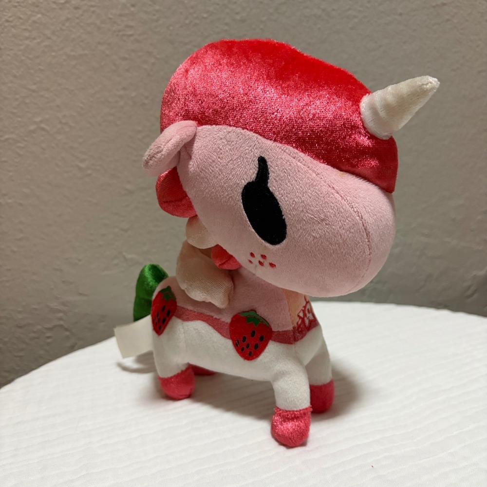 Tokidoki Unicorno Strawberry Stellina Pink White Plush 8 Inch Just Play Toy